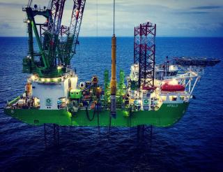 Piling installation at Moray East offshore wind farm crosses halfway point