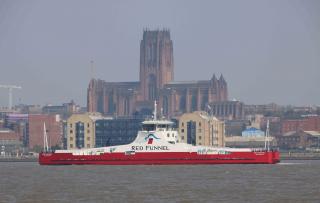 Cammell Laird Stages “Sail-Away” of Newly Built £10M Ferry The Red Kestrel