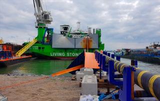 Swan Hunter completes Modular Offshore Grid Cable Storage Load-in