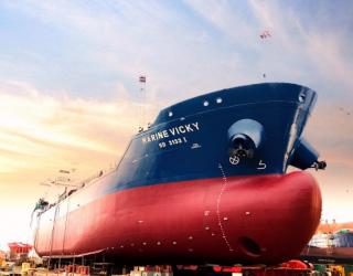 Singapore’s first dual-fuel bunker vessel named Marine Vicki