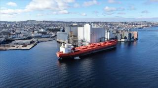 Spotted: MV Bakkedal makes historic visit to Norway