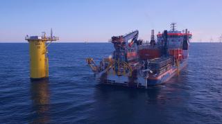 Van Oord installs Deutsche Bucht inter-array cables