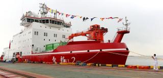 China's first homemade polar icebreaker delivered