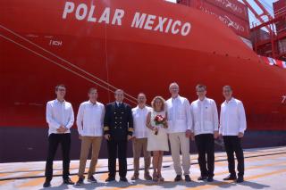 Hamburg Süd christens “Polar Mexico” in Veracruz
