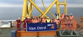 Van Oord completes foundations for offshore wind farm East Anglia ONE