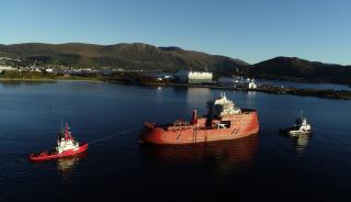 Third offshore wind vessel for Bernhard Schulte getting outfitted