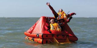 Two Crew Abandon Ship Into Survitec Liferaft In Successful Fishing Boat Evacuation