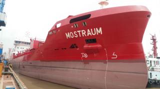 FKAB Delivers a 10 500 DWT Stainless Steel Tanker - MT Mostraum 