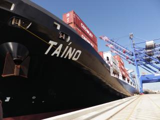Crowley Christens LNG-Powered Ship MV Taíno in Puerto Rico