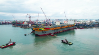 WATCH: Prosperity FPSO leaves Dry Dock to move on to integration phase