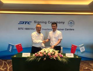 SITC International and Yangzijiang Shipbuilding Group signed Newbuilding Contracts for 6 units + 6 optional 1800 TEU container carriers