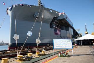 General Dynamics NASSCO Christens the USNS John L. Canley (ESB 6)