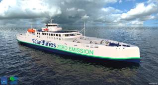 Kongsberg Maritime to provide propulsion system for new zero-emissions Scandlines ferry