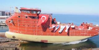 MHI Vestas SOV touches water in Turkey