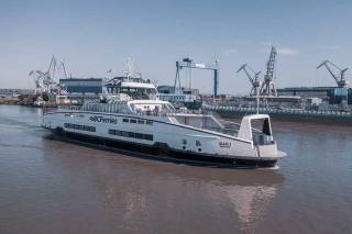 BC Ferries' fourth Island Class ferry transits Panama Canal