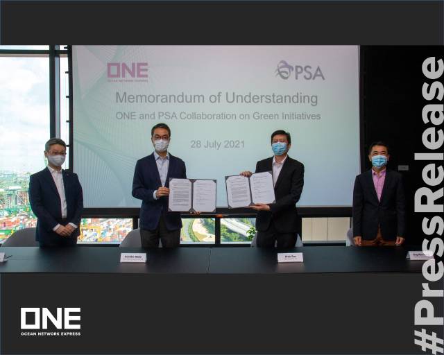 PSA & ONE Team Up to Enhance Sustainability and Reduce Maritime ...