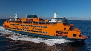 Eastern Shipbuilding Group Delivers Sandy Ground Staten Island Ferry Second Ollis Class Vessel Is En Route To New York Harbor