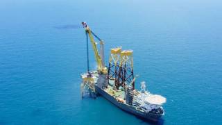 Bokalift 2 successfully reaches her first milestone on the Changfang and Xidao offshore wind farm project in Taiwan