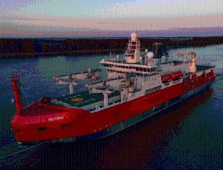 Giant Australian Icebreaker Heads to Vlissingen for Sea Trials