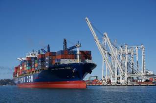 Port of Oakland welcomed CMA CGM’s first call Asia service