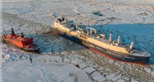 Aker Arctic, DSME and Novatek jointly developed a new design for Arc7 LNG Carrier