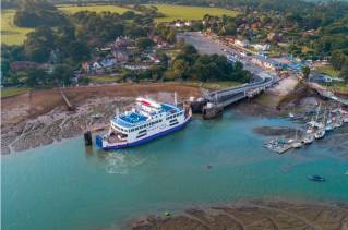 Wightlink carries out essential maintenance at Fishbourne