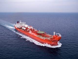 KNOT's First LNG Dual Fuel Shuttle Tanker Delivered