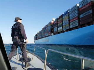 Fire-stricken containership Maersk Elba towed to Spain for repairs