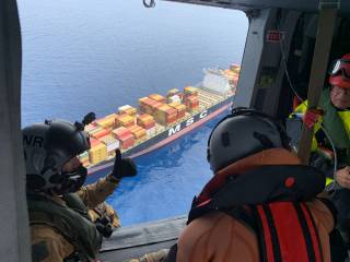 Medical Evacuation for Three Crewmembers After Explosion on MSC Containership