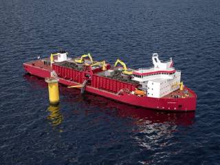 Jones Act Subsea Rock Installation Vessel Built to ABS Class