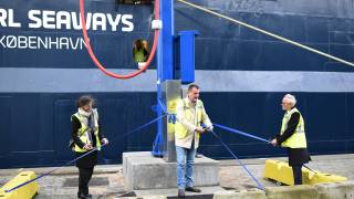 Copenhagen’s first shore power facility is inaugurated for the DFDS ferries