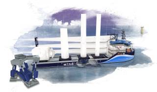 Ampelmann and C-Job Naval Architects join forces to develop a one-of-a-kind offshore wind feeder vessel concept