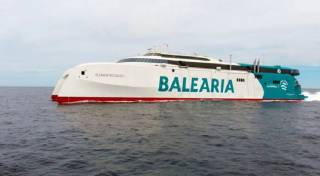 Baleària takes delivery of its LNG-powered ferry