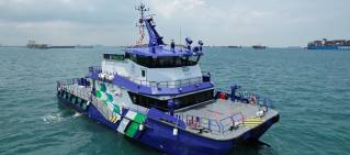 BMT successfully commissions hybrid vessel for the Maritime Port Authority of Singapore