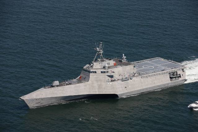 Austal Usa Delivers The Future Uss Santa Barbara (lcs 32) To The Us 