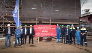 Ulstein celebrates keel laying of Lindblad`s second polar cruise newbuild