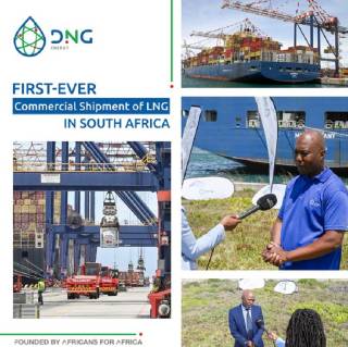 DNG Energy received South Africa’s first ever consignment of LNG from Rotterdam