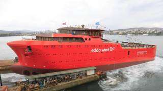 Launch of Edda Wind’s Commissioning Service Operation Vessel C490