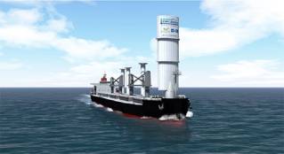 MOL Signs Deal to Build 2nd Bulk Carrier Equipped with 'Wind Challenger' Hard Sail System