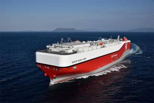 K-Line Takes Delivery of Next-generation Environmentally Friendly Car Carrier Fueled by LNG “Century Highway Green” (Video)