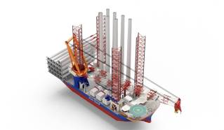 Chinese Yard Orders ABB Propulsion System for Giant Offshore Wind Installation Vessel