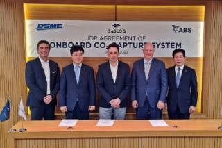 ABS, Daewoo Shipbuilding and Marine Engineering and GasLog Agree to Develop Carbon Capture Onboard Technology