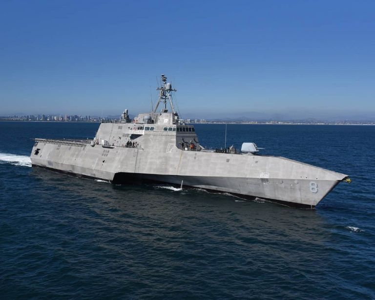 Independence-Class LCS 8 operates successfully with Royal Australian ...