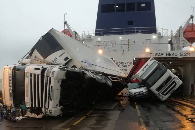Cargo Shift And Damage To Vehicles On Board Ro-Ro Passenger Ferry ...