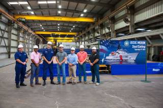 Eastern Shipbuilding Group Announces Commencement of Steel Cutting for USCGC INGHAM (WMSM-917)