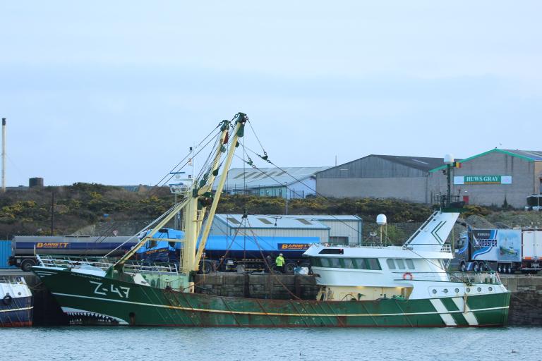 Z47 DE MARIE LOUISE Current position (Fishing vessel, MMSI 205059000 ...