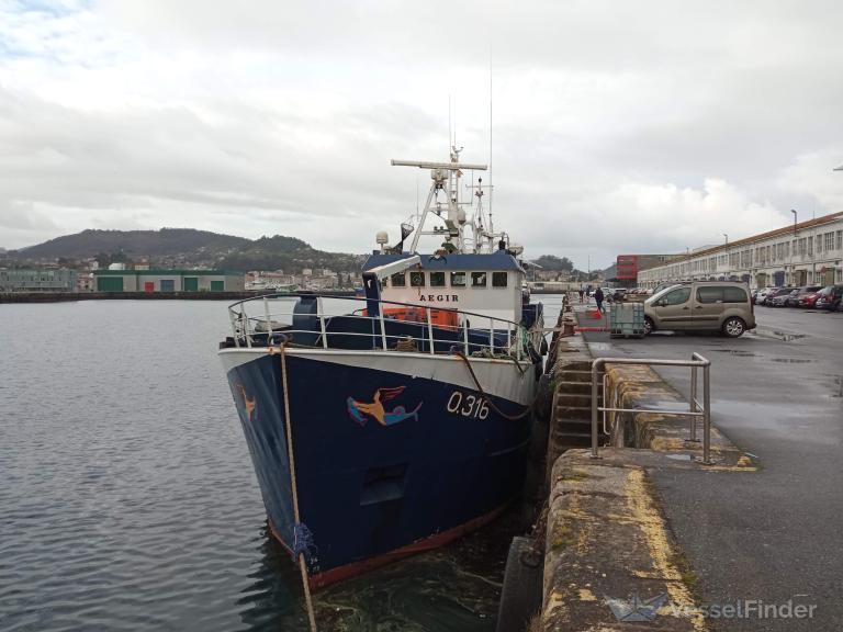 O.316 AEGIR, Fishing Vessel - Detalles Del Buque Y Posición Actual ...