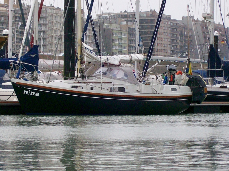 NINA, Sailing vessel Details and current position MMSI 205337710