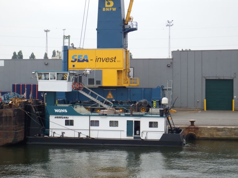 MONS, Cargo ship Details and current position MMSI 205402790