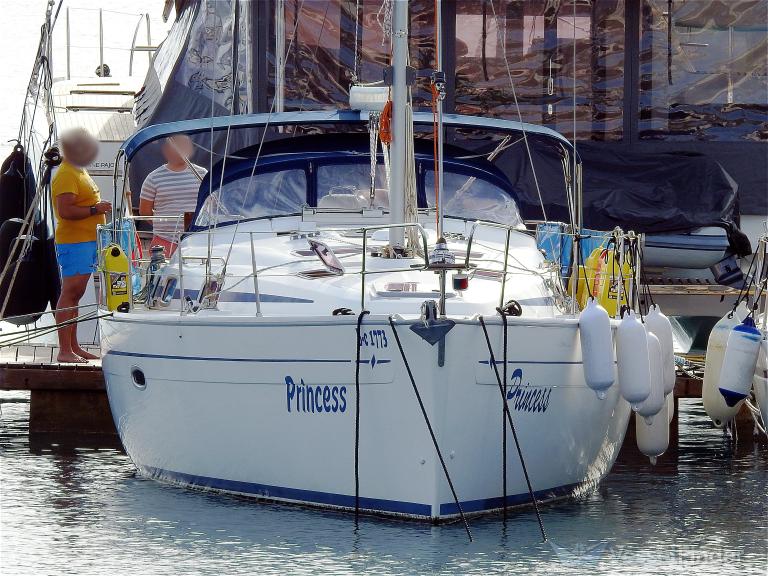 PRINCESS, Sailing vessel - Details and current position - MMSI ...
